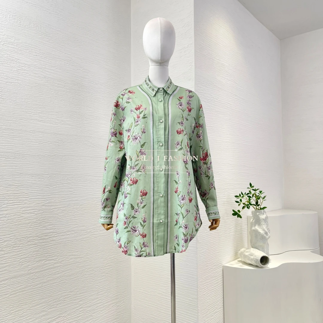 Green Gradient Marble Pattern Print Long Sleeve Lapel Blouse Tops and Pants Sets 2025 Cotton
Green Gradient Marble Pattern Print Long Sleeve Lapel Blouse Tops and Pants Sets 2025 Cotton