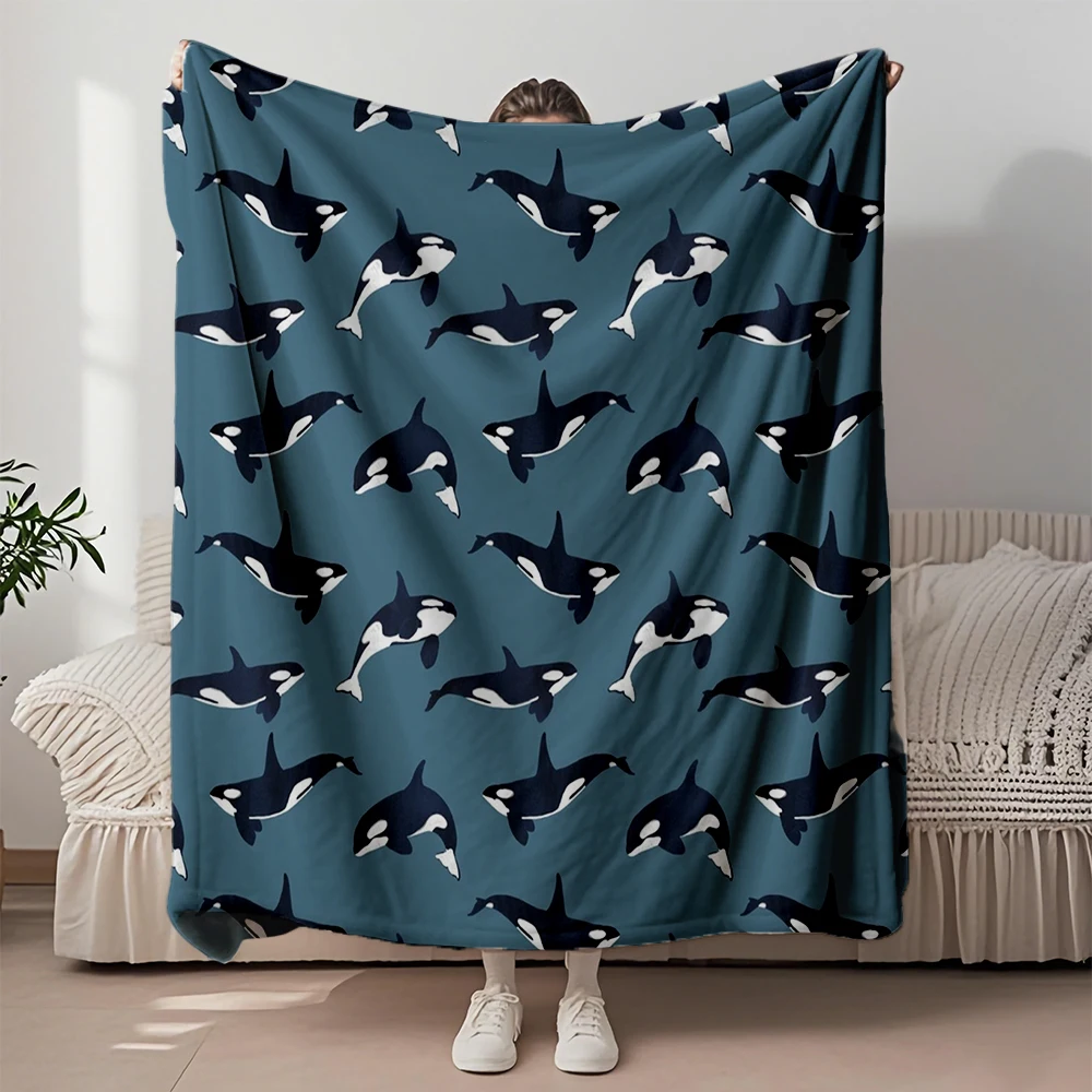 Abstract Design Flannel Soft Blanket Orca Pattern Killer Whale Faux Fur Throw Sherpa Throw Wrinkle-resistant Ultra-soft Touch
Abstract Design Flannel Soft Blanket Orca Pattern Killer Whale Faux Fur Throw Sherpa Throw Wrinkle-resistant Ultra-soft Touch