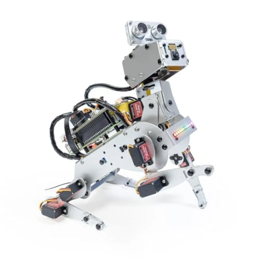 PiDog AI Robot Dog Kit for Raspberry Pi 5/4/3B+/Zero 2W: Openclaw LLMs ChatGPT/Gemini/Grok support voice video recognition Pyth
PiDog AI Robot Dog Kit for Raspberry Pi 5/4/3B+/Zero 2W: Openclaw LLMs ChatGPT/Gemini/Grok support voice video recognition Pyth