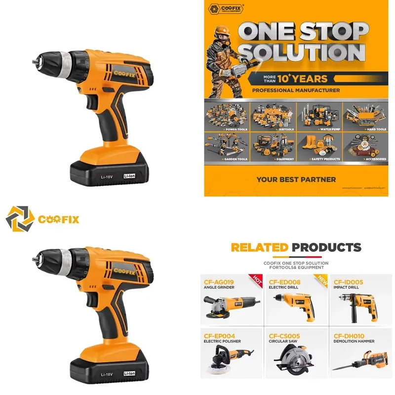 【CHIMU HOME】 18V Cordless Drill Two Speed Variable Trigger for DIY and Home Improvement
【CHIMU HOME】 18V Cordless Drill Two Speed Variable Trigger for DIY and Home Improvement