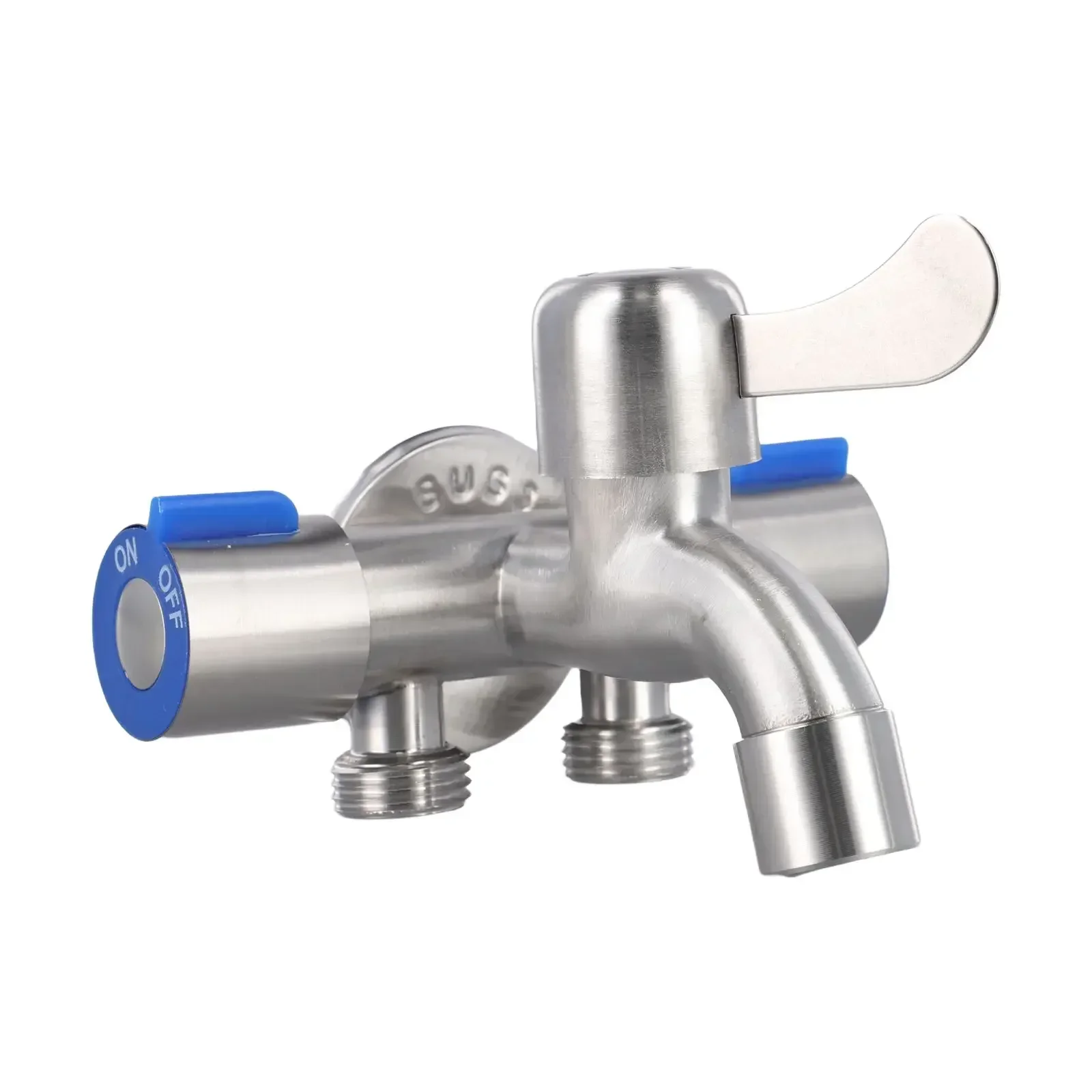 Stainless Steel Three Way Tap Sink Faucet G1/2 3 Function Switch Adapter Connector Head Faucet Washing Machine 2 Way Angle Valve
Stainless Steel Three Way Tap Sink Faucet G1/2 3 Function Switch Adapter Connector Head Faucet Washing Machine 2 Way Angle Valve