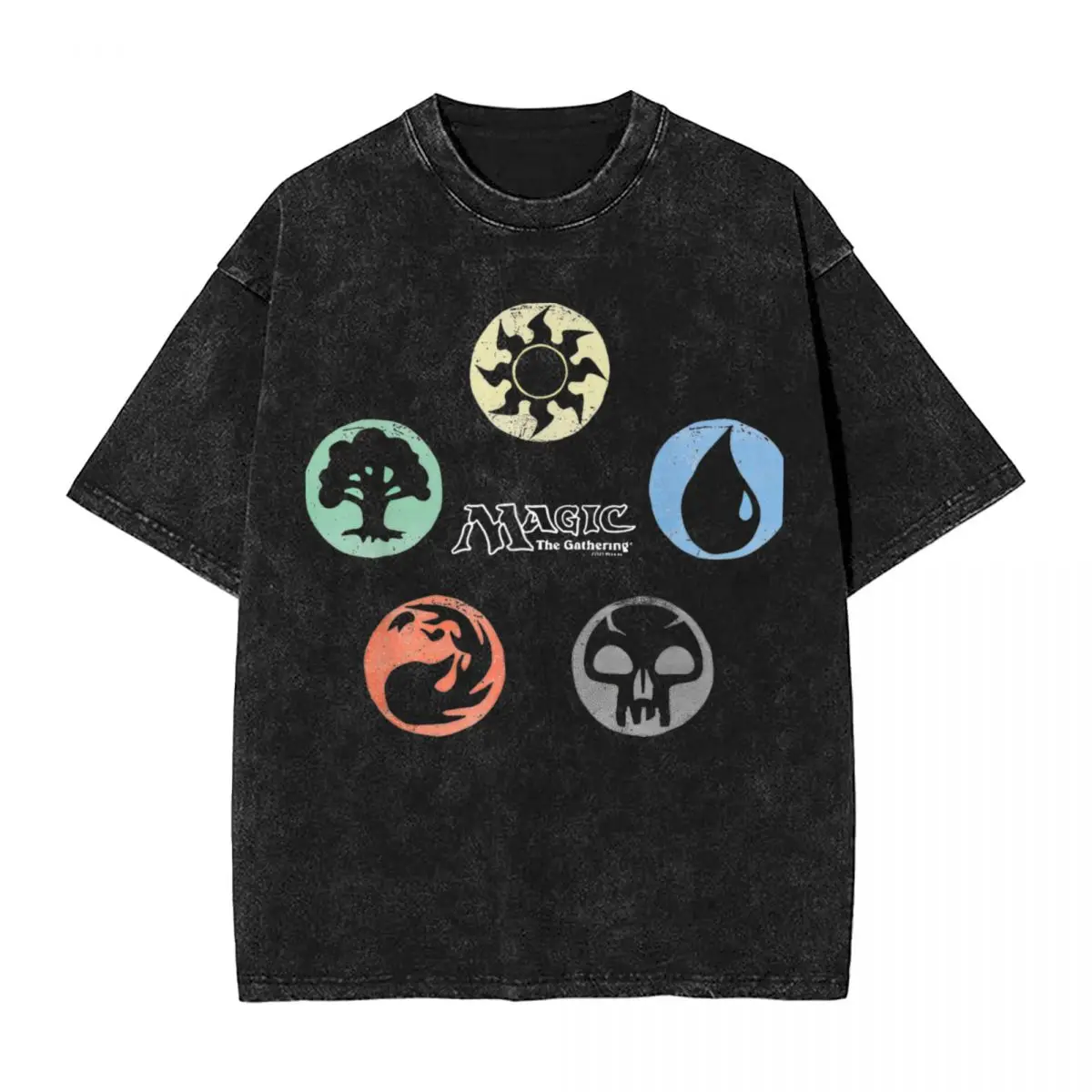 The Magic The Gathering Colored T Shirt Washed Oversize T-Shirt Novelty for Men Women Tops Streetwear Summer Tees
The Magic The Gathering Colored T Shirt Washed Oversize T-Shirt Novelty for Men Women Tops Streetwear Summer Tees