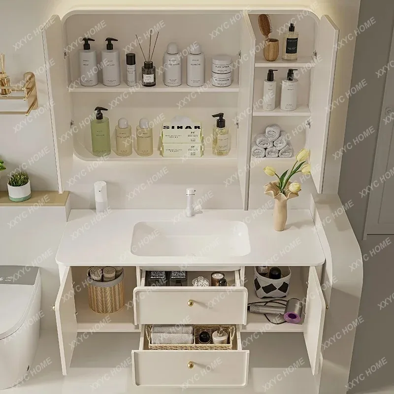 JYAX69 Cherone Integrated Bathroom Cabinet Skin Furniture Combined Hand Washing Handwashing Face Sensory Ceramic Integrated Basi
JYAX69 Cherone Integrated Bathroom Cabinet Skin Furniture Combined Hand Washing Handwashing Face Sensory Ceramic Integrated Basi
