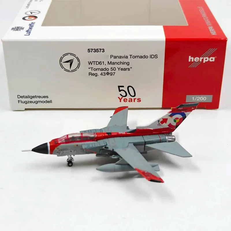 Herpa 1:200 Panavia Tornado IDS 573573 Airplane Model Military Aircraft Fighter Model For Display Collections
Herpa 1:200 Panavia Tornado IDS 573573 Airplane Model Military Aircraft Fighter Model For Display Collections