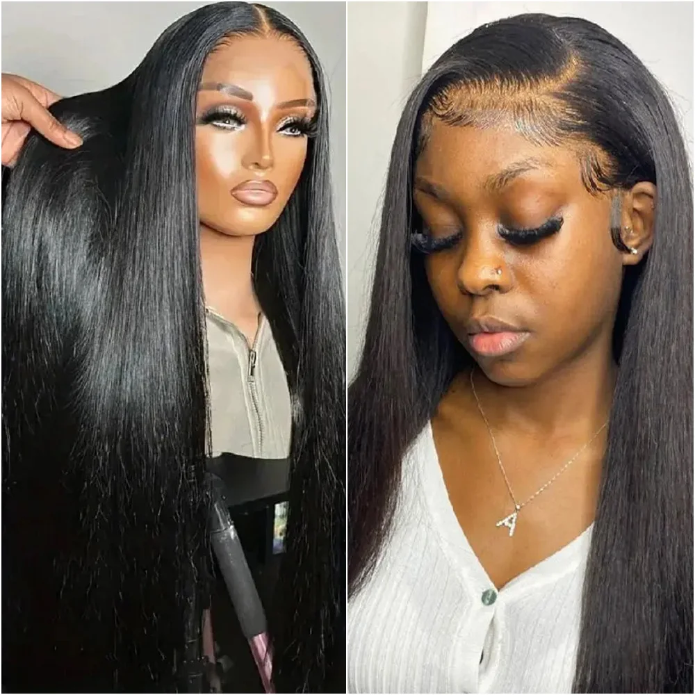 13x6 13x4 Bone Straight 200% Density HD Transparent Lace Frontal Wig Brazilian 40 Inch 7x6 Lace Front Human Hair Wigs For Women
13x6 13x4 Bone Straight 200% Density HD Transparent Lace Frontal Wig Brazilian 40 Inch 7x6 Lace Front Human Hair Wigs For Women