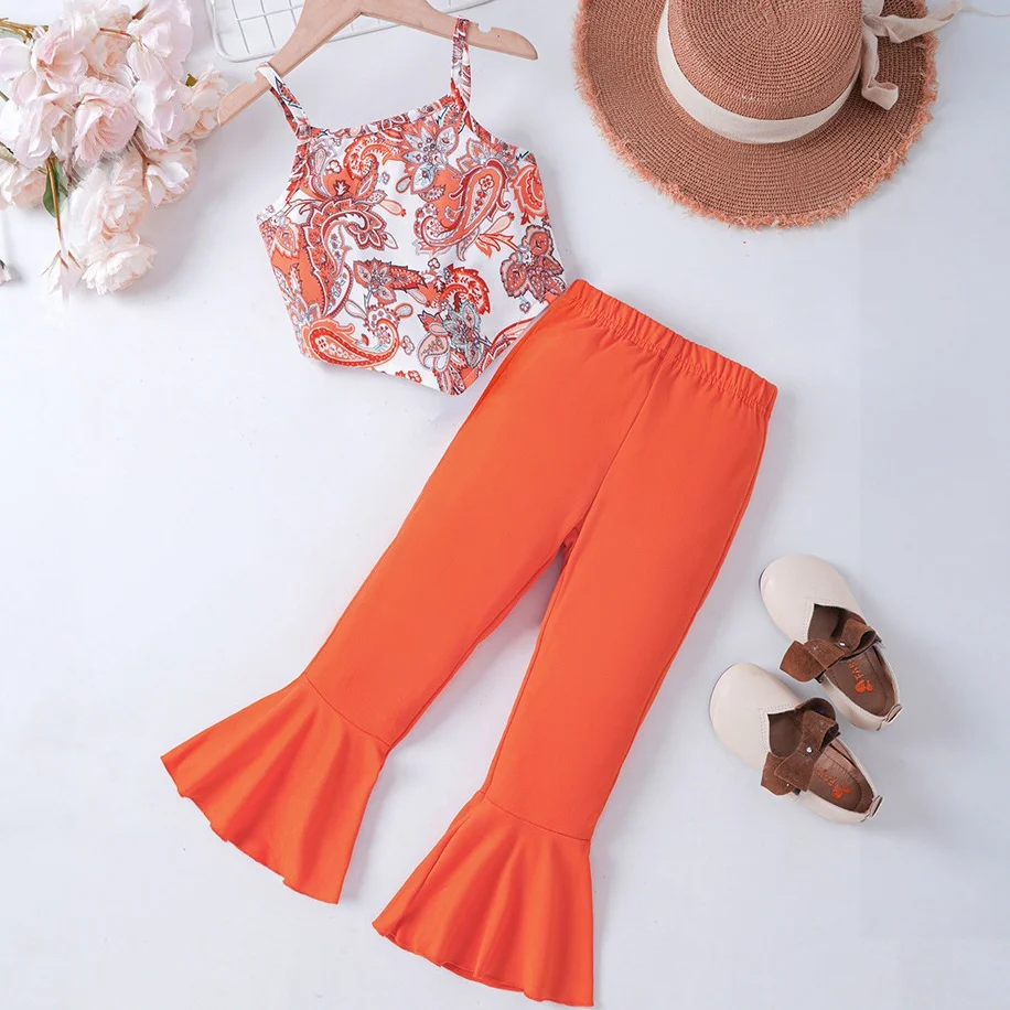 Girls Floral Print Top with Loose Pants Set for Daily Wear For Outdoor Summer Outfits Kids Girl Clothing 2 3 4 5 6 7 Years
Girls Floral Print Top with Loose Pants Set for Daily Wear For Outdoor Summer Outfits Kids Girl Clothing 2 3 4 5 6 7 Years