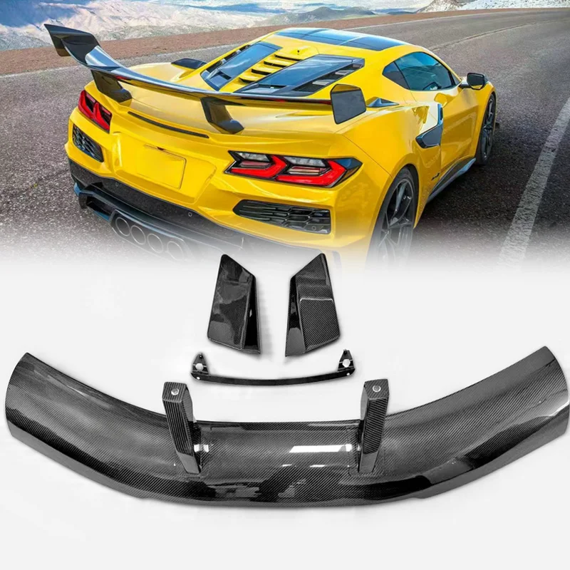 For Chevrolet Corvette C8 ZR1 Type rear spoiler exterior accessory
For Chevrolet Corvette C8 ZR1 Type rear spoiler exterior accessory