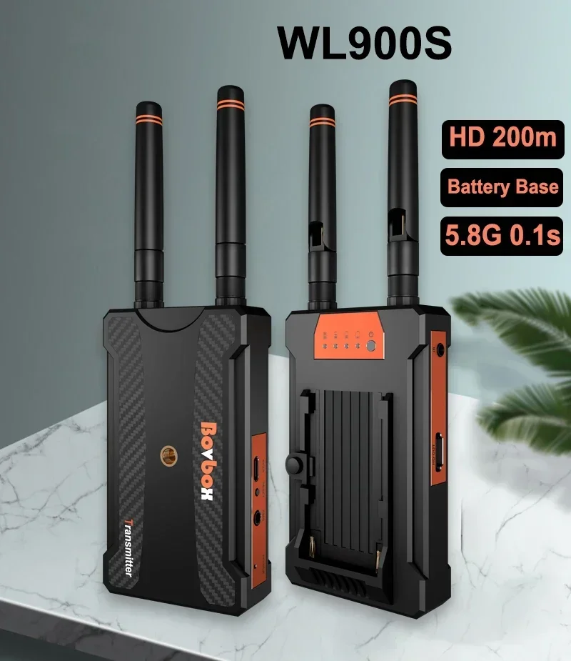 200m Wireless Transmission Video Transmitter and Receiver HDMI Extender with HDMI Loop Support NP F550 F970 F750 Camera Battery
200m Wireless Transmission Video Transmitter and Receiver HDMI Extender with HDMI Loop Support NP F550 F970 F750 Camera Battery