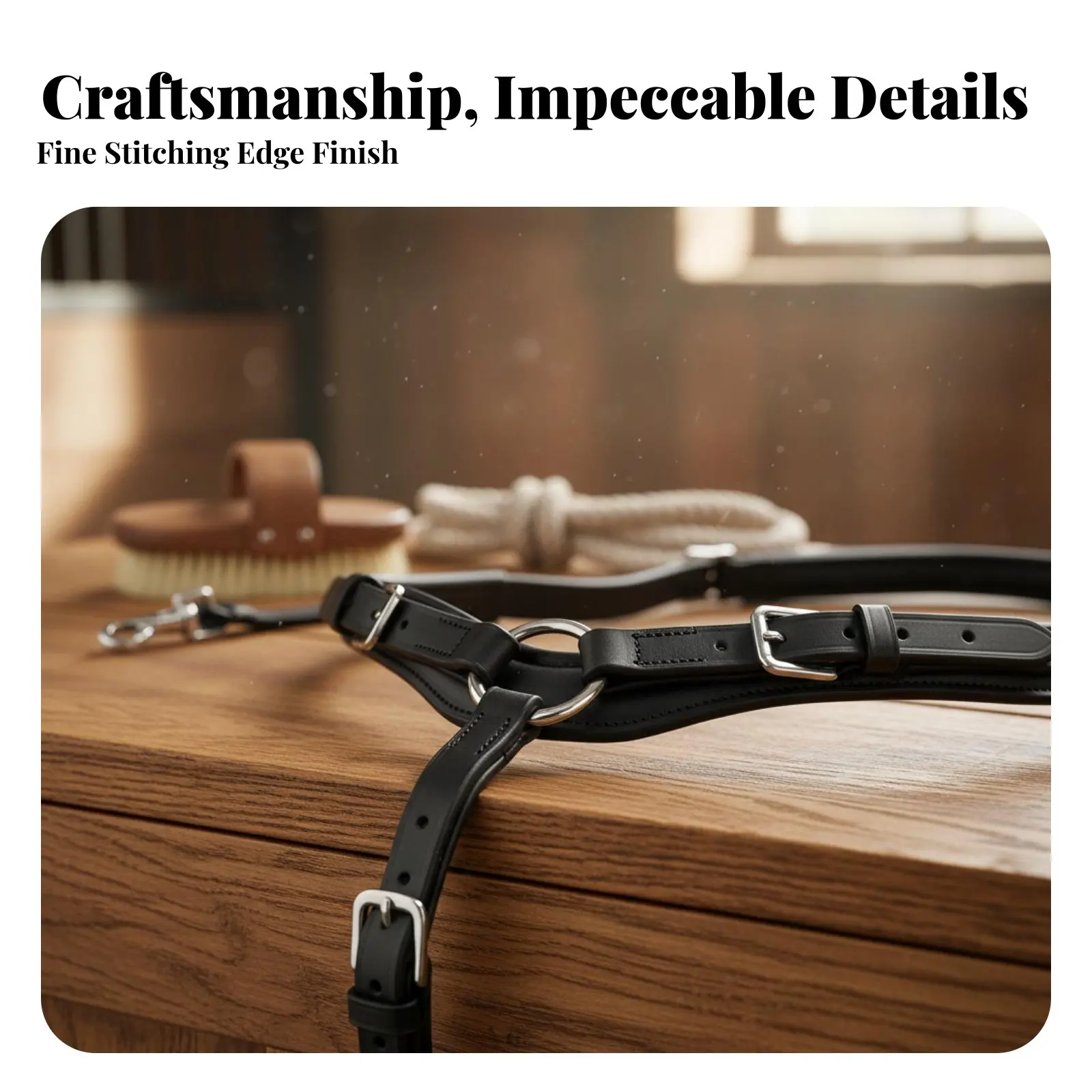 Adjustable Breastgirth Championship Grade Leather Horse Chest Strap 3-Point Horse Breastplate Stainless Steel Fittings
Adjustable Breastgirth Championship Grade Leather Horse Chest Strap 3-Point Horse Breastplate Stainless Steel Fittings