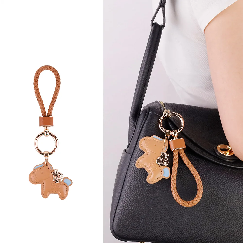 Women Leather Charms Bag Pendant Keychain Cartoon Pony Rocking Horses Keyring Cute Animal Ornament Key Holder Gift Accessories
Women Leather Charms Bag Pendant Keychain Cartoon Pony Rocking Horses Keyring Cute Animal Ornament Key Holder Gift Accessories