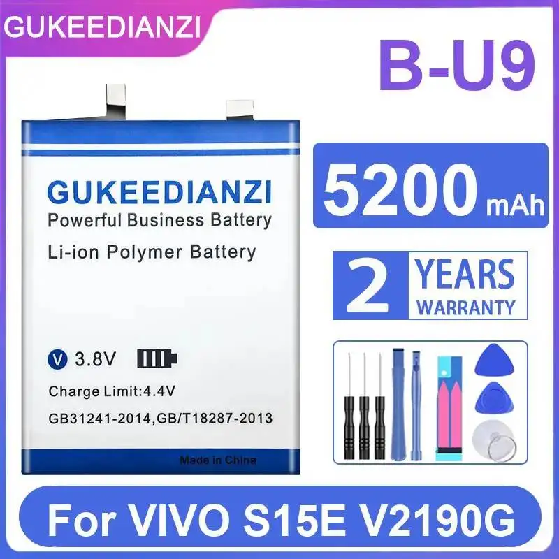 Mobile Phone Battery For Vivo S15E V2190G Long-Lasting Performance High-Capacity 5200Mah B-U9
Mobile Phone Battery For Vivo S15E V2190G Long-Lasting Performance High-Capacity 5200Mah B-U9