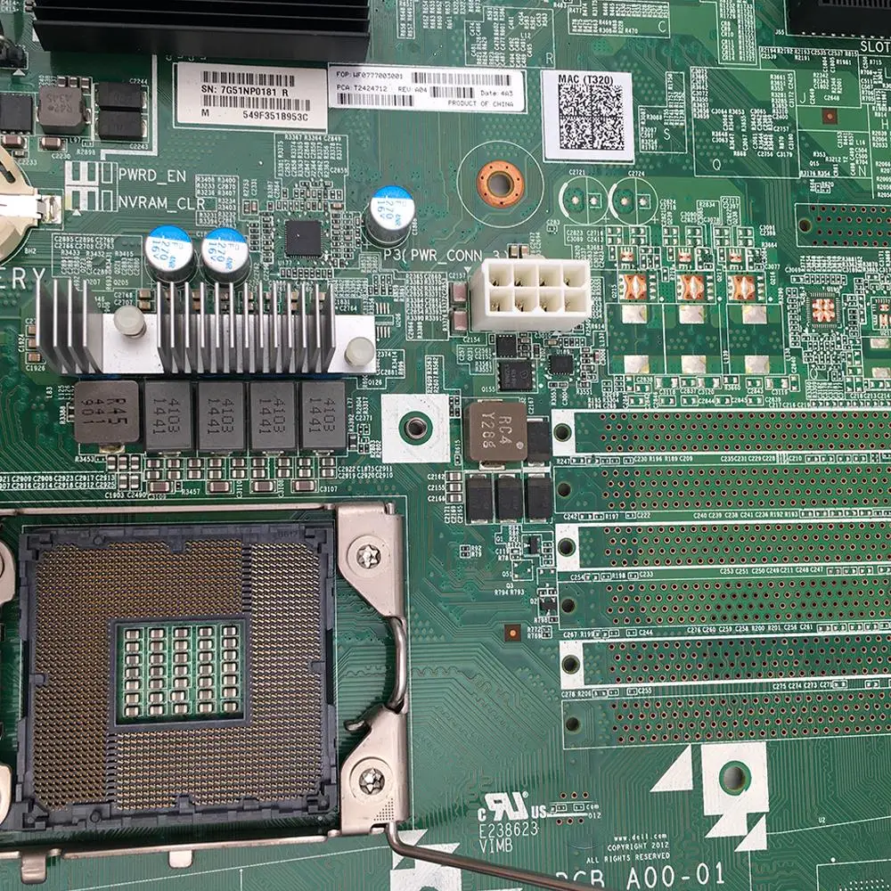 Материнская плата для сервера DELL T320 R7W5M 4DMNN 7MYHN 0R7W5M 04DMNN 07MYHN LGA 1356
Материнская плата для сервера DELL T320 R7W5M 4DMNN 7MYHN 0R7W5M 04DMNN 07MYHN LGA 1356
