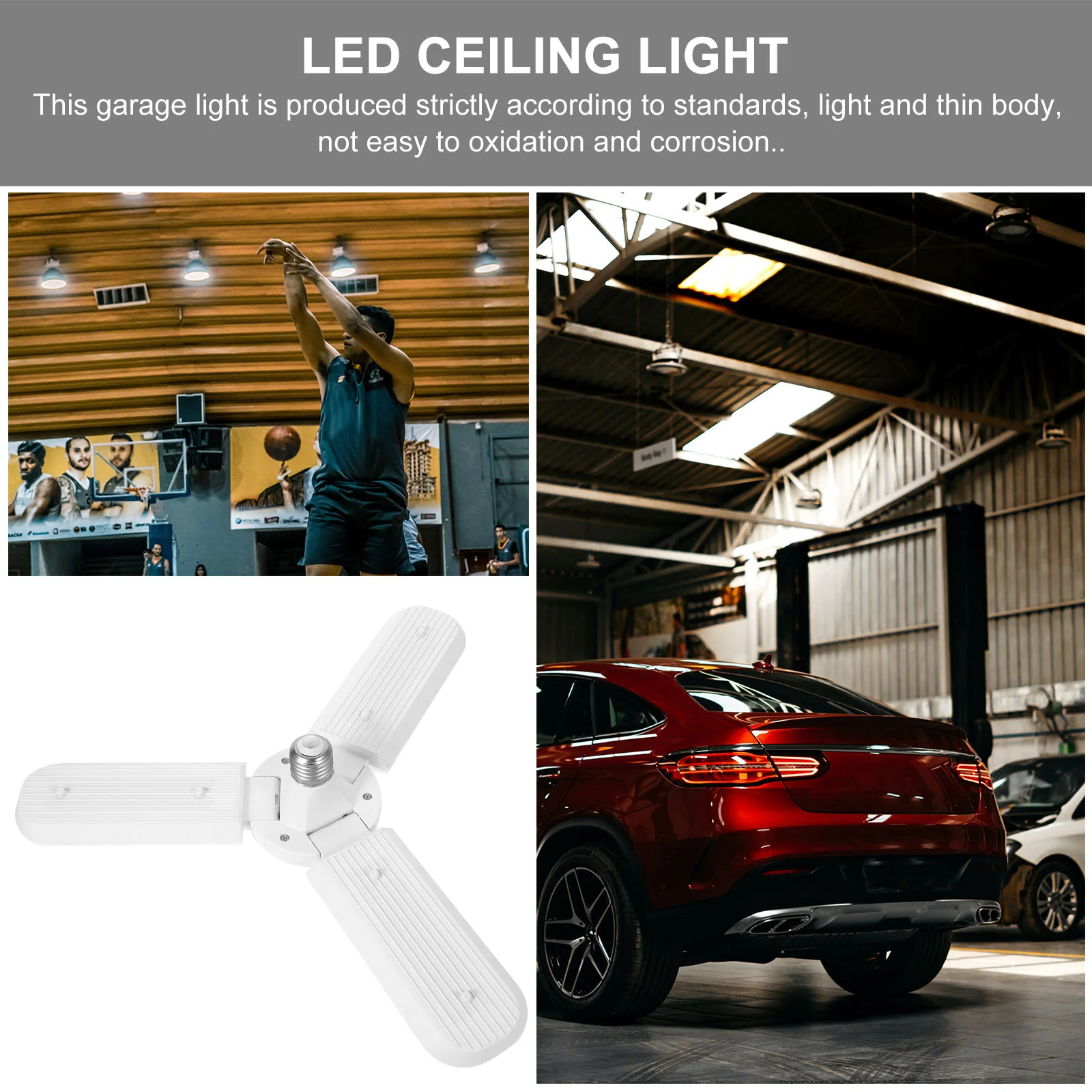 45W E27 Corn Led Bulbs Foldable Design 6500K Cold White No Flicker Fast Cooling Garage Light Bulb For
45W E27 Corn Led Bulbs Foldable Design 6500K Cold White No Flicker Fast Cooling Garage Light Bulb For