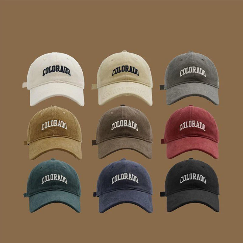 High quality brushed soft top baseball cap with embroidered male and female letters, big head circumference, small face, versati
High quality brushed soft top baseball cap with embroidered male and female letters, big head circumference, small face, versati