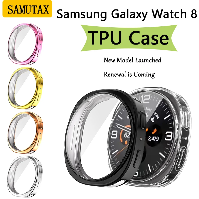 TPU Case for Samsung Galaxy Watch 8 40mm 44mm Hard Protective Cases Cover Scratch-Resistant Full Protective Cases for Men Women
TPU Case for Samsung Galaxy Watch 8 40mm 44mm Hard Protective Cases Cover Scratch-Resistant Full Protective Cases for Men Women