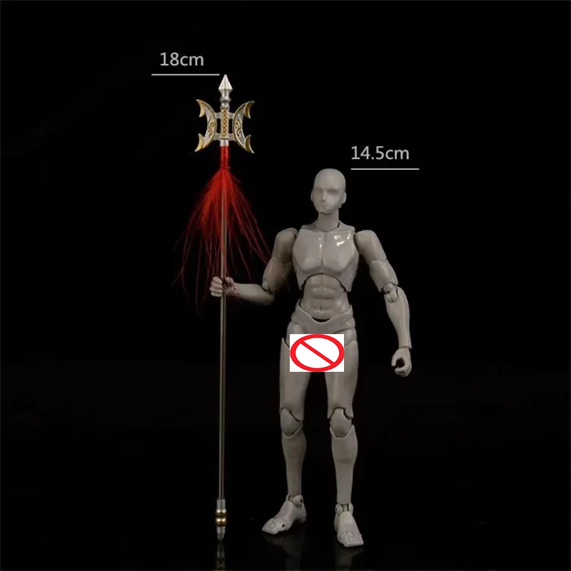 1/12 Soldier Ancient Miniature Cold Weapon Lv Bu Double Month Long Halberd Model Toy Fit 6'' Action Figures In Stock
1/12 Soldier Ancient Miniature Cold Weapon Lv Bu Double Month Long Halberd Model Toy Fit 6'' Action Figures In Stock