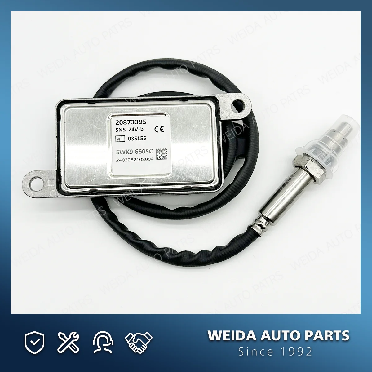 20873395 5WK96605C 5WK9 6605C Nox Sensor Nitrogen Oxide Sensor For 1997-2013 Volvo Renault Kerax FH12
20873395 5WK96605C 5WK9 6605C Nox Sensor Nitrogen Oxide Sensor For 1997-2013 Volvo Renault Kerax FH12