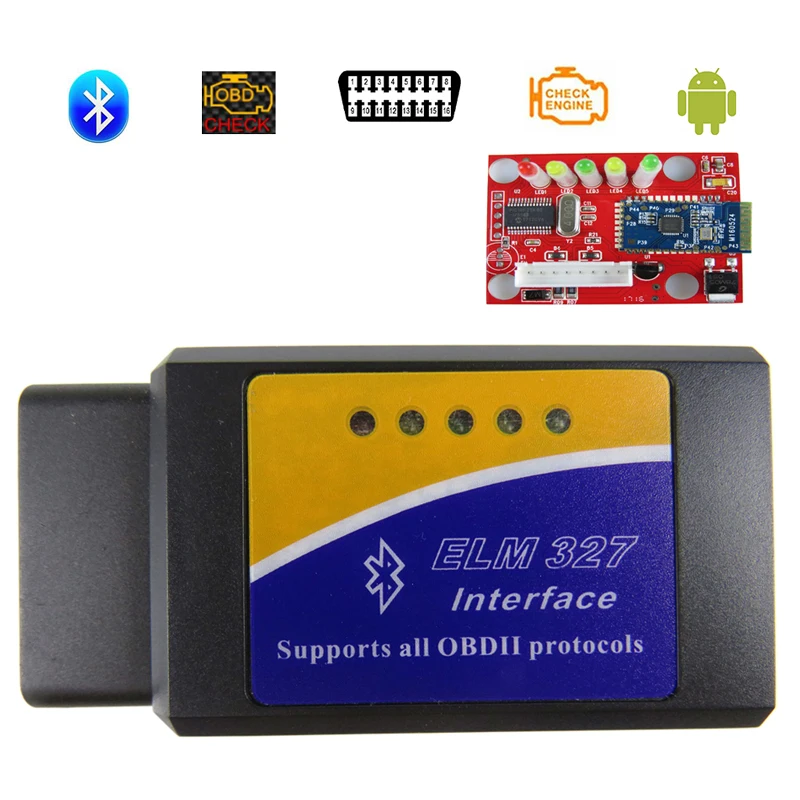 OBD2 V1.5 Elm327 Автомобильный диагностический сканер Bluetooth ELM 327 OBDII V 1.5 Диагностические инструменты Real PIC1825K80 Чип OBD 2-кодовые считыватели
OBD2 V1.5 Elm327 Автомобильный диагностический сканер Bluetooth ELM 327 OBDII V 1.5 Диагностические инструменты Real PIC1825K80 Чип OBD 2-кодовые считыватели