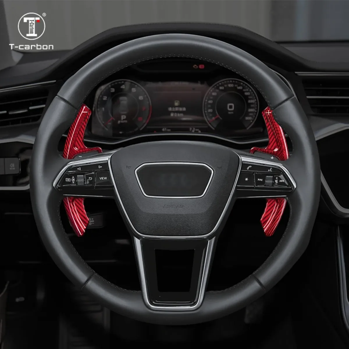 T-carbon Steering Wheel Extension Shift Paddle Shifter For Audi A7 A4 A6 A3L Carbon Fiber Paddle Shift
T-carbon Steering Wheel Extension Shift Paddle Shifter For Audi A7 A4 A6 A3L Carbon Fiber Paddle Shift