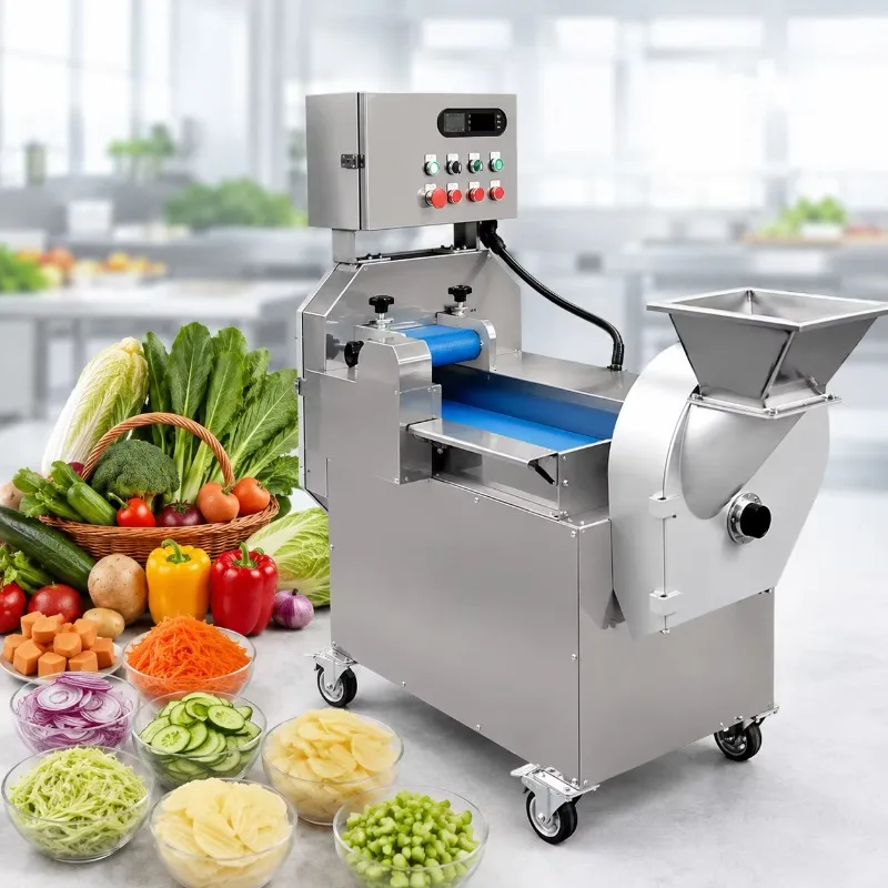 Automatic Vegetable Cutting Machine Double Head Leafy Root Vegetable Slicing Shredding Equipment
Automatic Vegetable Cutting Machine Double Head Leafy Root Vegetable Slicing Shredding Equipment
