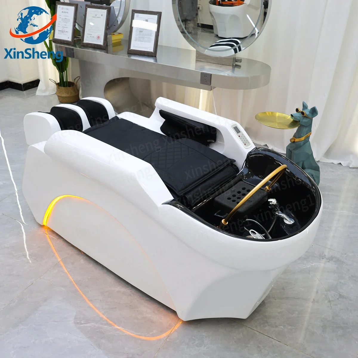XinSheng Professional Electric Massage Bed Head SPA Salon Massage Table Hair Washing Fumigation Beds Barber Shop Smart Furniture
XinSheng Professional Electric Massage Bed Head SPA Salon Massage Table Hair Washing Fumigation Beds Barber Shop Smart Furniture