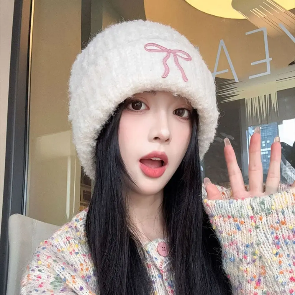 Sweet Solid Color Bow Knitted Hat Warm Cap Wool Hat Crochet Basin Cap Jennie Style Korean Knit Beanie Autumn
Sweet Solid Color Bow Knitted Hat Warm Cap Wool Hat Crochet Basin Cap Jennie Style Korean Knit Beanie Autumn