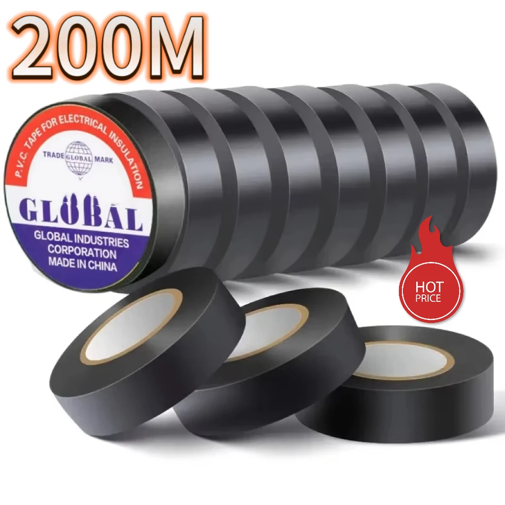 Black Flame Retardant Electric Tape High Temp Resistant Waterproof Strong Adhesive Wire Harness Tape For Industrial Home Wiring
Black Flame Retardant Electric Tape High Temp Resistant Waterproof Strong Adhesive Wire Harness Tape For Industrial Home Wiring