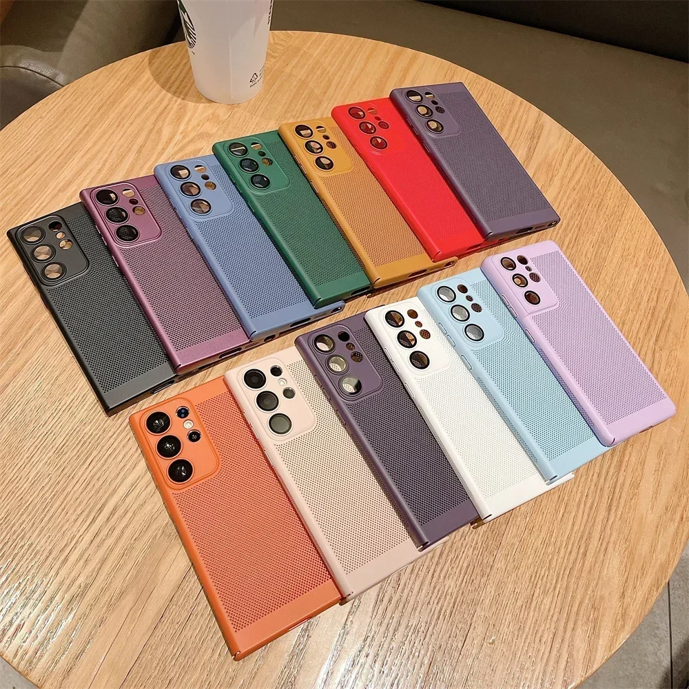 Heat dissipation Phone Case For Samsung Galaxy S20FE S21FE S21 S22 S23 Plus Note10 Note20 Ultra Camera Lens Protection PC Covers
Heat dissipation Phone Case For Samsung Galaxy S20FE S21FE S21 S22 S23 Plus Note10 Note20 Ultra Camera Lens Protection PC Covers