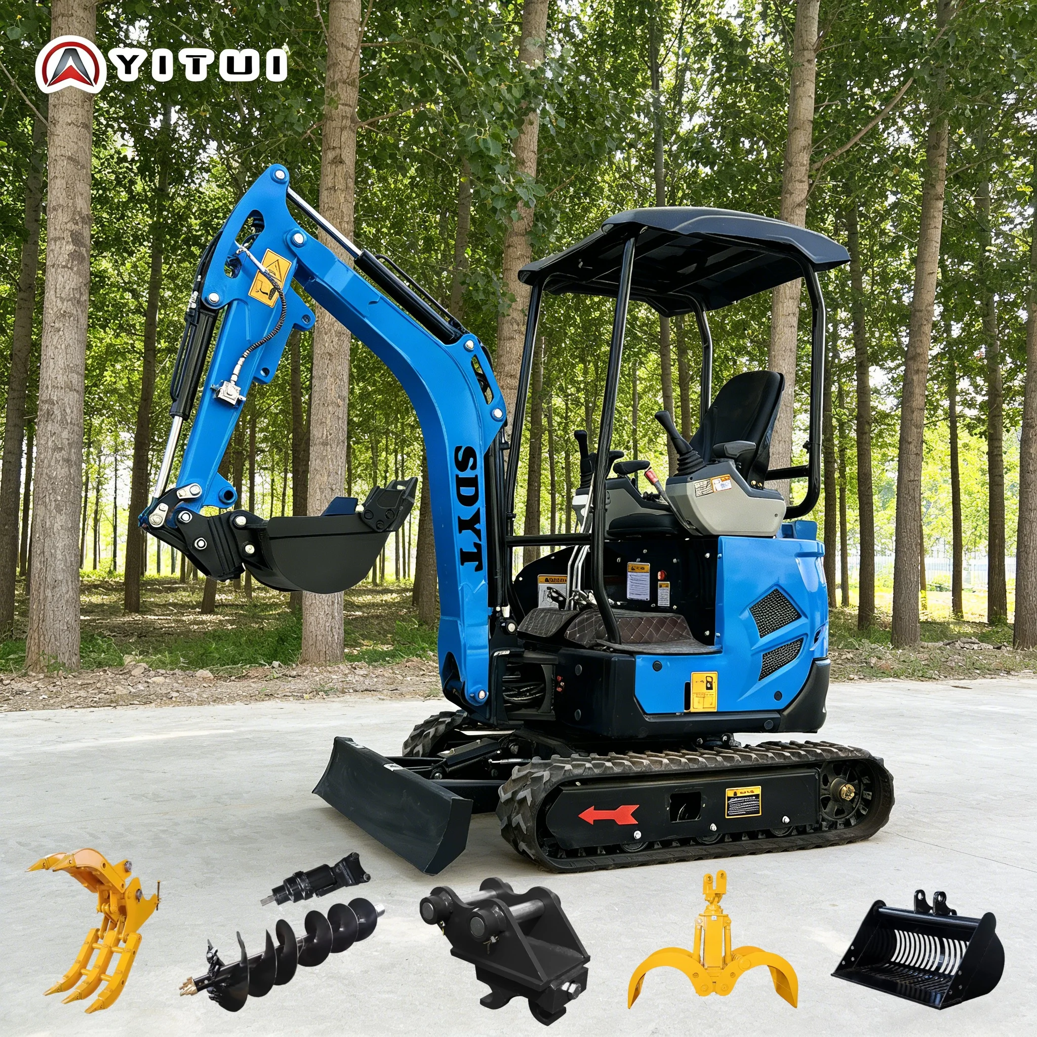 2026 Top Quality 1.8 Ton Mini Excavator Customized Crawler Excavator Mini Digger With Bucket And Attachments High Quality Ce
2026 Top Quality 1.8 Ton Mini Excavator Customized Crawler Excavator Mini Digger With Bucket And Attachments High Quality Ce