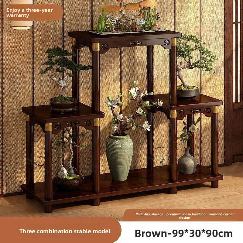 Flower table household living room multi-layer shelf entry door fish tank placed balcony outdoor movable plant flower pot rack
Flower table household living room multi-layer shelf entry door fish tank placed balcony outdoor movable plant flower pot rack