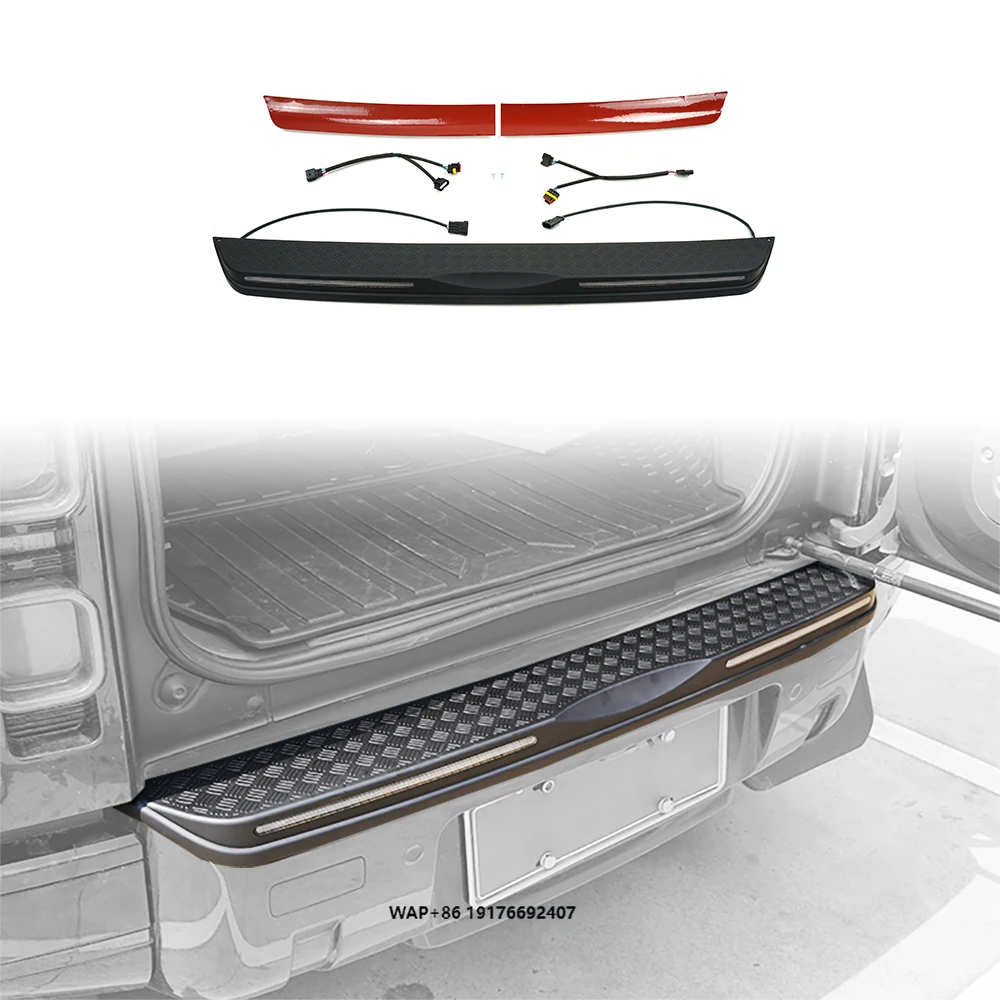 Glossy Black Tail Door Trim with Light forLand Rover Defender 90/110/130 2020 Tail Door Trim
Glossy Black Tail Door Trim with Light forLand Rover Defender 90/110/130 2020 Tail Door Trim