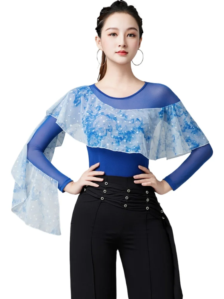 2024 Latin Dance Top Leotard Practice Clothes New Female Adult Modern Intersocial Dance Waltz Costume 5202
2024 Latin Dance Top Leotard Practice Clothes New Female Adult Modern Intersocial Dance Waltz Costume 5202