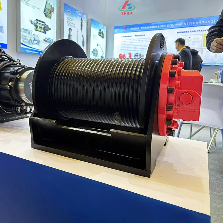 Hydraulic Winch 5ton 10ton 15ton 20ton 25ton 30ton 50ton For Truck-Mounted Crane/Drilling Rig
Hydraulic Winch 5ton 10ton 15ton 20ton 25ton 30ton 50ton For Truck-Mounted Crane/Drilling Rig