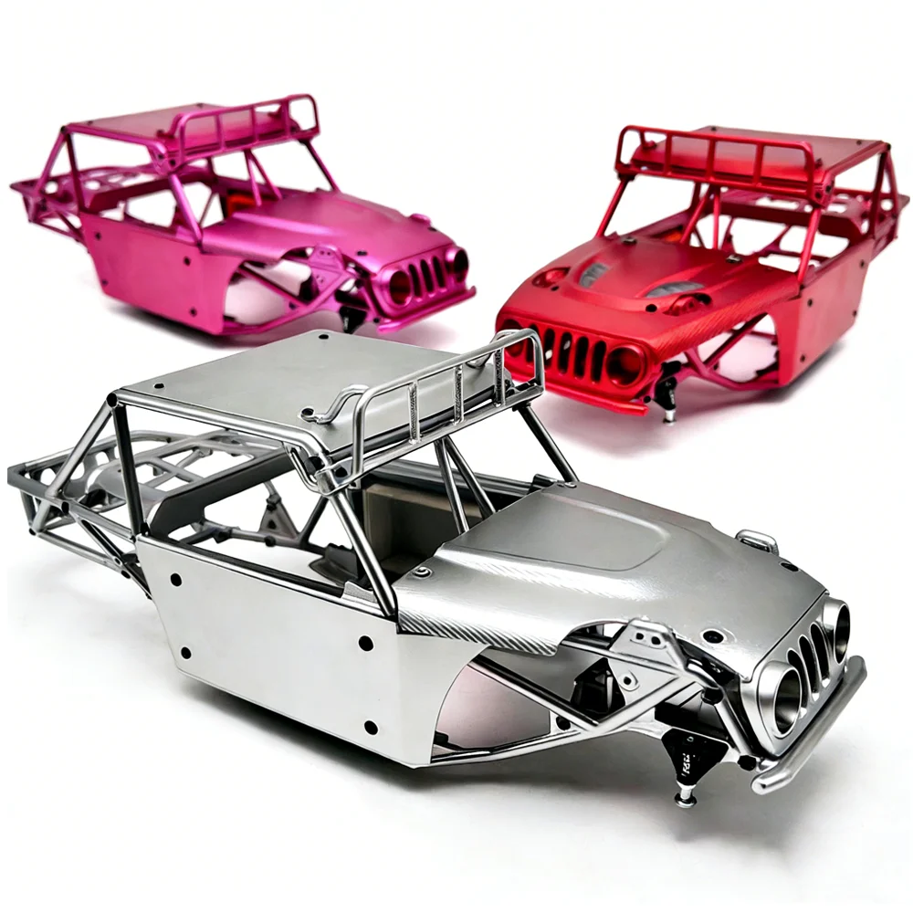 D1RC Aluminum Alloy CNC Pipe Frame Cab Pig Cage Accessories for 1/10 RC Crawler Car VP H10 Upgrade Parts
D1RC Aluminum Alloy CNC Pipe Frame Cab Pig Cage Accessories for 1/10 RC Crawler Car VP H10 Upgrade Parts
