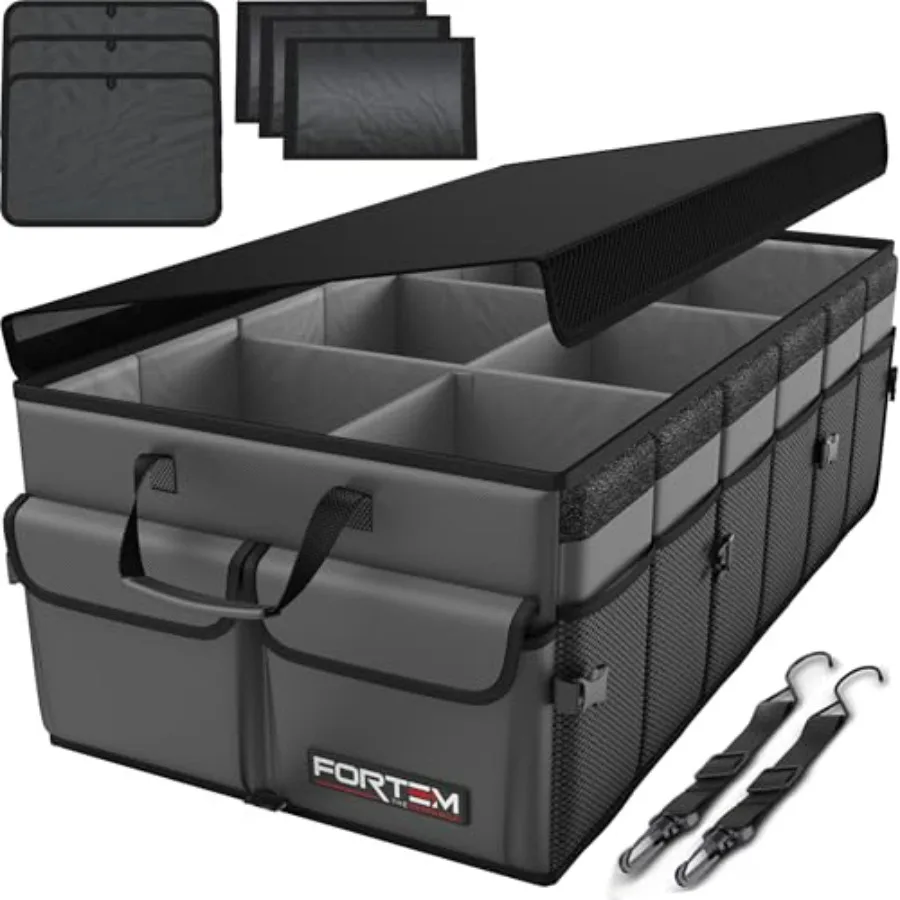 Trunk Organizer for SUV Car Trunk Organizer Foldable Storage 600D Ox Non-Slip Bottom Straps Soft Cover 85L Ideal for Women Men
Trunk Organizer for SUV Car Trunk Organizer Foldable Storage 600D Ox Non-Slip Bottom Straps Soft Cover 85L Ideal for Women Men