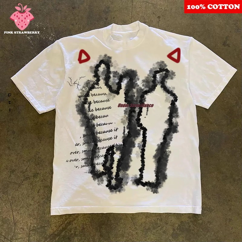 Abstract Character Print T-shirt Men Summer 2025 New 100% Cotton Short sleeve American Street Loose Tee Y2k Top mens clothing
Abstract Character Print T-shirt Men Summer 2025 New 100% Cotton Short sleeve American Street Loose Tee Y2k Top mens clothing