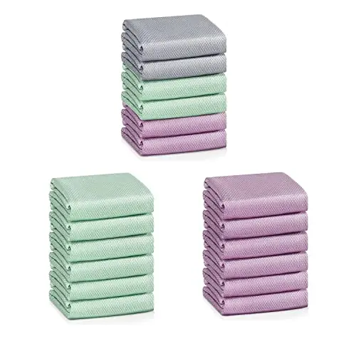 Ultra Soft Microfiber Cleaning Towels For Glass Surfaces—Streak-Free, Lint-Free, All-Purpose Dust Removal, 18 Pieces Set
Ultra Soft Microfiber Cleaning Towels For Glass Surfaces—Streak-Free, Lint-Free, All-Purpose Dust Removal, 18 Pieces Set