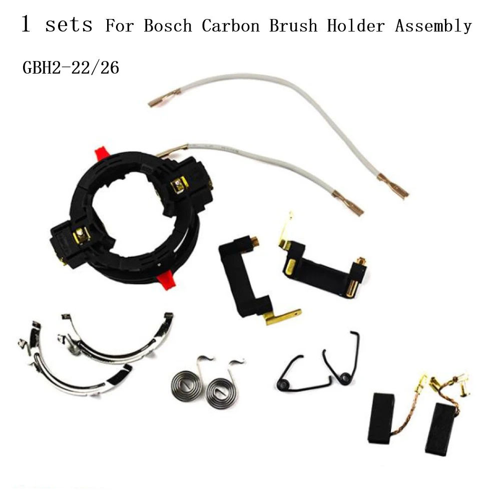 Держатель угольной щетки для электрической ударной дрели Bosch GBH226 GBH226RE GBH222 с металлической и пластиковой конструкцией
Держатель угольной щетки для электрической ударной дрели Bosch GBH226 GBH226RE GBH222 с металлической и пластиковой конструкцией