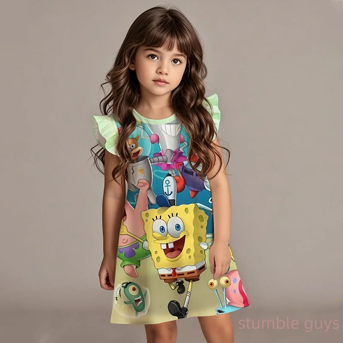 2025 3D Printing Christmas Spongebob Special Edition Dresses Girls Clothing Holiday 2025 Children Lovely Gift Fly-sleeved Dress
2025 3D Printing Christmas Spongebob Special Edition Dresses Girls Clothing Holiday 2025 Children Lovely Gift Fly-sleeved Dress