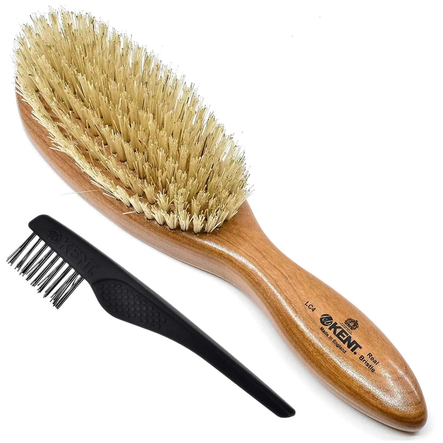 Cherrywood Oval Boar Bristle Hairbrush for Medium to Thick Hair, Salon-Style Detangling and Straightening Tool
Cherrywood Oval Boar Bristle Hairbrush for Medium to Thick Hair, Salon-Style Detangling and Straightening Tool