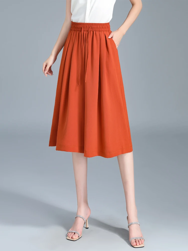 Summer New Style Small Size Seven-Foot Ice Silk Wide Leg Pants High Waist Thin Hanging Sense Skirt Pants Commute Style Casual...
Summer New Style Small Size Seven-Foot Ice Silk Wide Leg Pants High Waist Thin Hanging Sense Skirt Pants Commute Style Casual...
