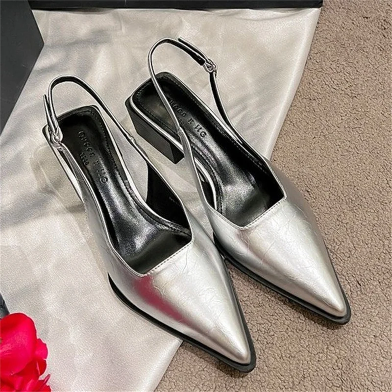 High Heels Women Sandals Pointed Toe Slingback Shoes Summer 2025 New Woman Slippers Dress Party Pumps Sexy Slides Zapatos Mujer
High Heels Women Sandals Pointed Toe Slingback Shoes Summer 2025 New Woman Slippers Dress Party Pumps Sexy Slides Zapatos Mujer