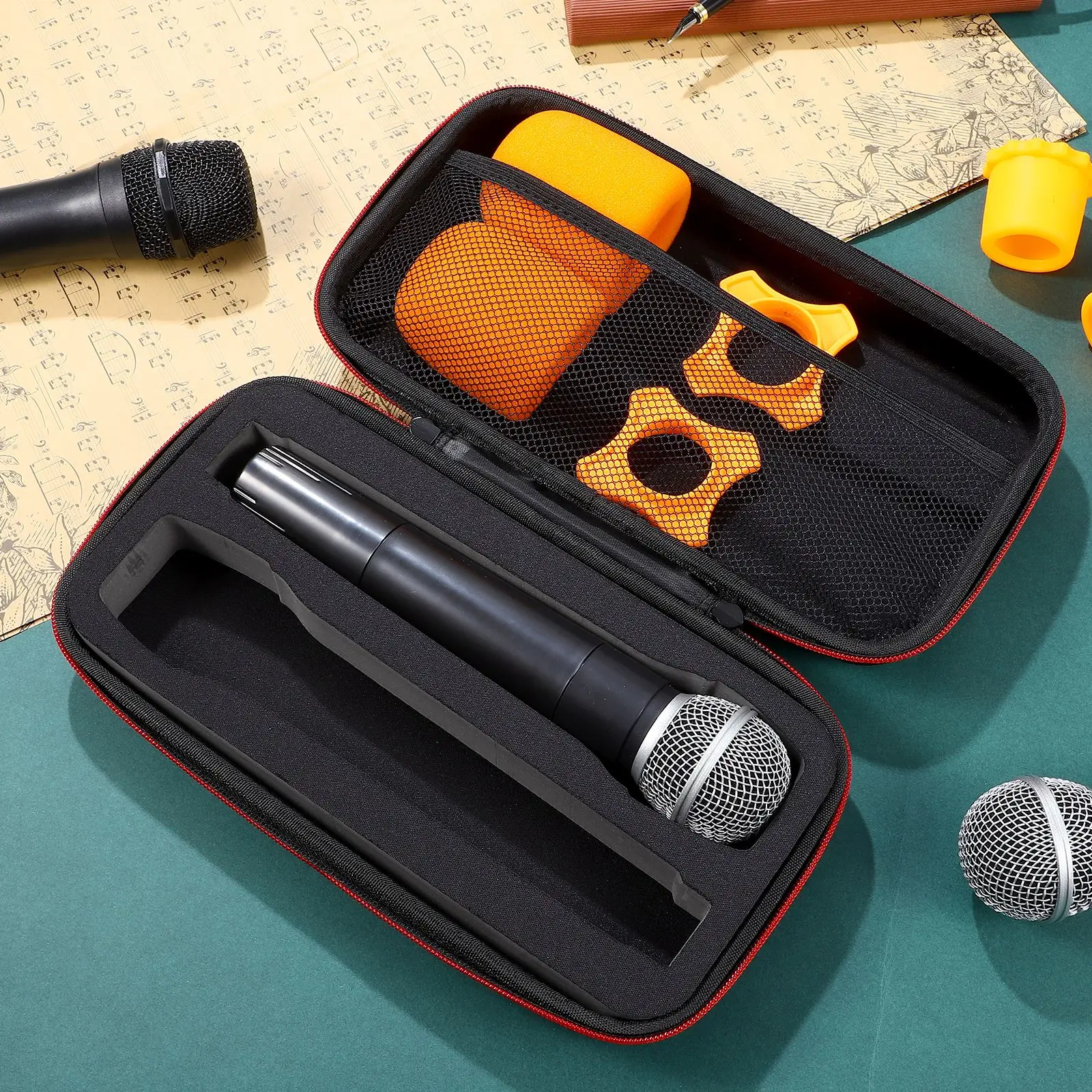 Portable Eva Wireless Microphone Storage Bag Case Eva Mic Case Storage Bag with Thicken Sponge Carrying Travel Case
Portable Eva Wireless Microphone Storage Bag Case Eva Mic Case Storage Bag with Thicken Sponge Carrying Travel Case