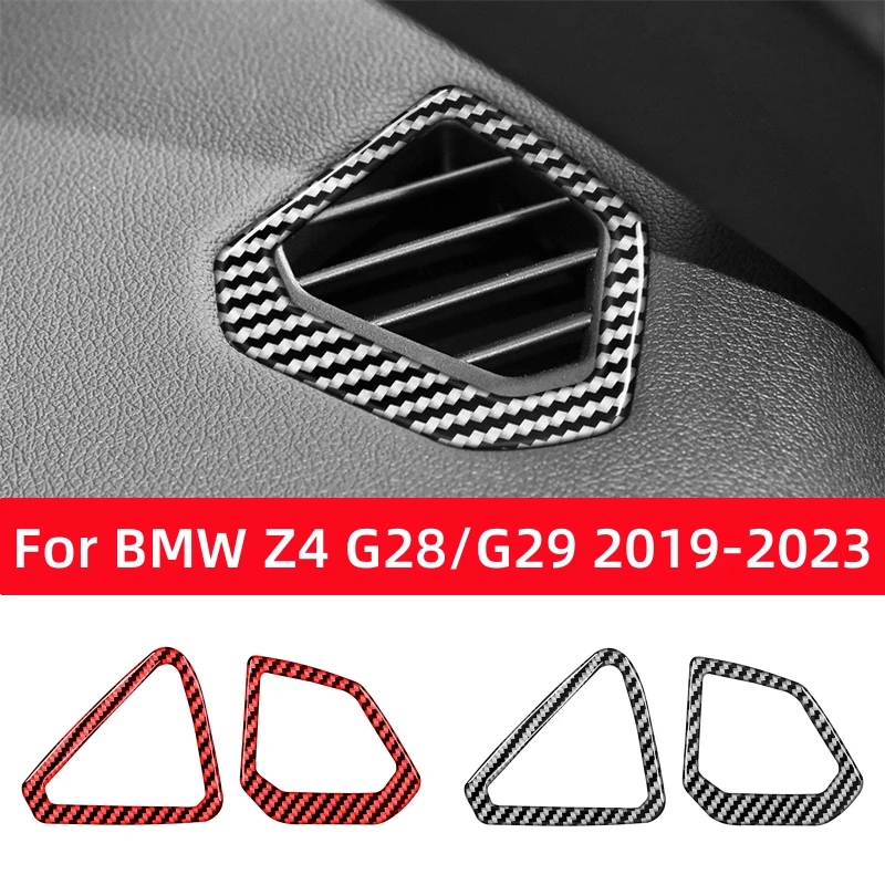 Carbon Fiber Accessories Car Instrument Air Outlet Frame Trim Cover for BMW Z4 Series G28 G29 2019-2023 Interior Stickers
Carbon Fiber Accessories Car Instrument Air Outlet Frame Trim Cover for BMW Z4 Series G28 G29 2019-2023 Interior Stickers
