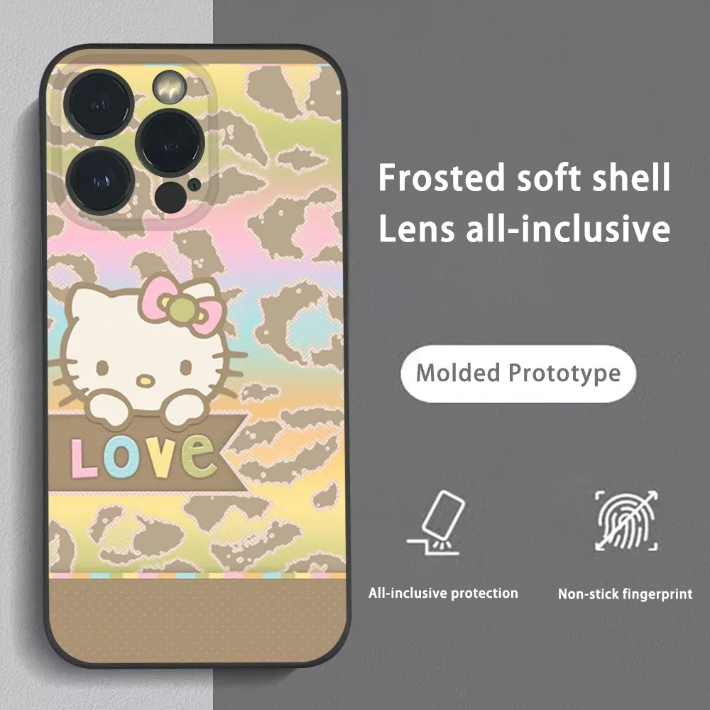 Brown Leopard Print Hallo Kitty Phone Case For iPhone 15 14 13 12 11 Pro Xs Max Mini XR X 78 Plus Black Frosted Soft Shell Funda
Brown Leopard Print Hallo Kitty Phone Case For iPhone 15 14 13 12 11 Pro Xs Max Mini XR X 78 Plus Black Frosted Soft Shell Funda