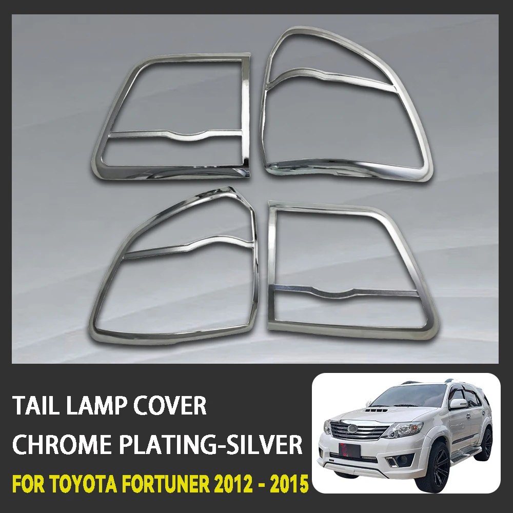 Abs Chrome Plated Silver Car Tail Lamp Cover Trim For Toyota Fortuner 2012 - 2015 Car Accessories Exterior Decorate
Abs Chrome Plated Silver Car Tail Lamp Cover Trim For Toyota Fortuner 2012 - 2015 Car Accessories Exterior Decorate
