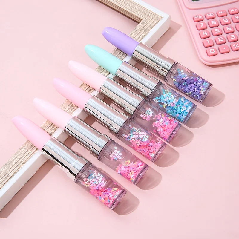 40pcs/lot Creative Lipstick Shape Gel Pen Cute 0.5mm Black Ink Neutral Pens For Writing Office School Supplies
40pcs/lot Creative Lipstick Shape Gel Pen Cute 0.5mm Black Ink Neutral Pens For Writing Office School Supplies