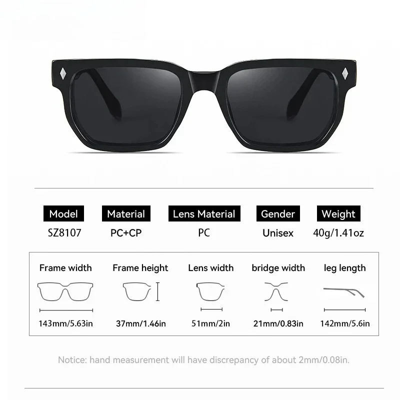 Ollymurs Retro Fashion Sunglasses Male Square Eyewear Woman Glasses Women Sunglass Luxury Women's Eyepieces Lunette Men
Ollymurs Retro Fashion Sunglasses Male Square Eyewear Woman Glasses Women Sunglass Luxury Women's Eyepieces Lunette Men