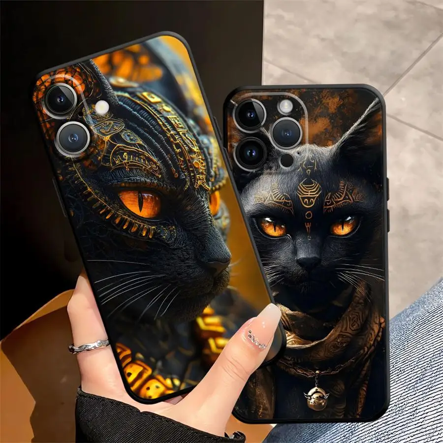 Sacred Cat Black Soft Phone Cover Case for iPhone 13 12 11 17 Pro Max 15 16 14 Plus 7 8 XR 17Air XS Max
Sacred Cat Black Soft Phone Cover Case for iPhone 13 12 11 17 Pro Max 15 16 14 Plus 7 8 XR 17Air XS Max