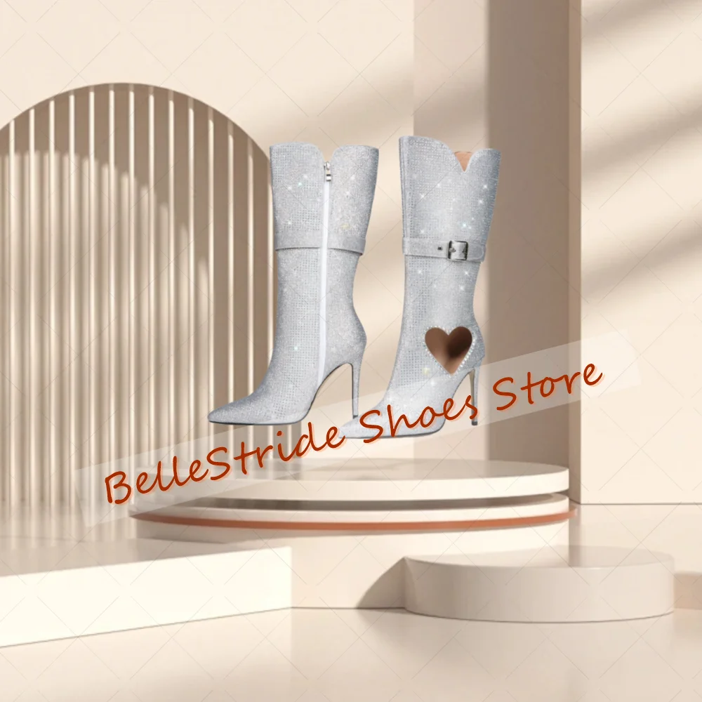 Silver lover Hollow Out Glitter Boots Side Zipper Women Shoes Stilettos High Heels Party Banquet Dating 2025 Zapatos Para Mujere
Silver lover Hollow Out Glitter Boots Side Zipper Women Shoes Stilettos High Heels Party Banquet Dating 2025 Zapatos Para Mujere